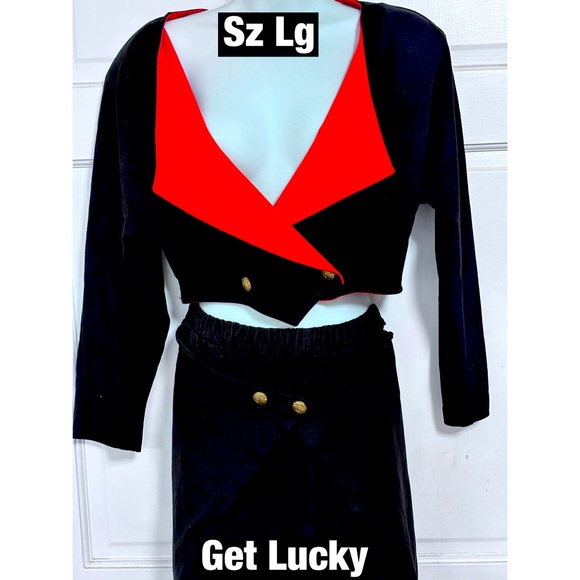 vintage Other - Get Lucky by Marcel Fashions, Vintage 2 Piece Set  Old Money Never Worn Lg